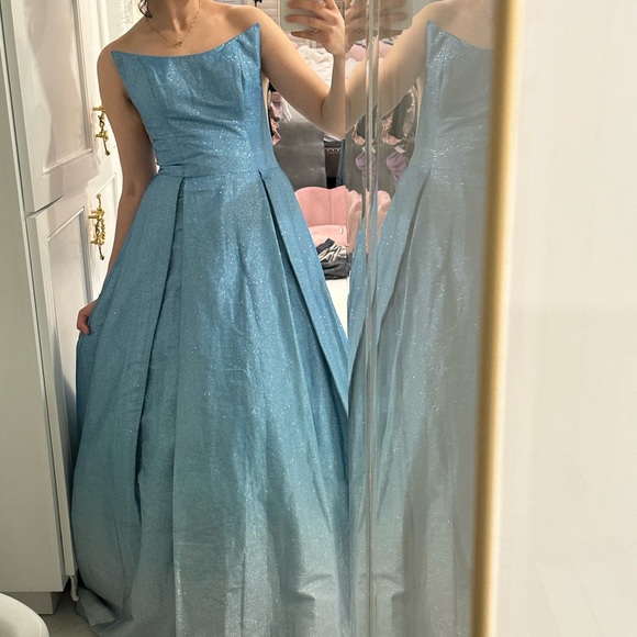 Jovani Dresses & Skirts - NWT Jovani Sparkling Blue Ballgown Dress